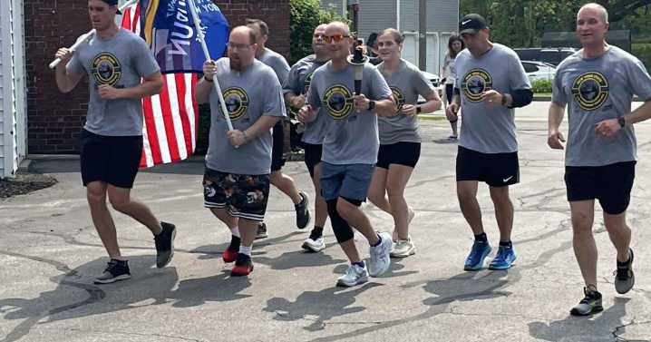 Sergeant Thomas Sanfratello Law Enforcement Torch Run hits the streets