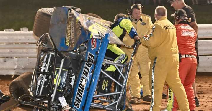 NASCAR Truck Series driver takes race delayed by wreck