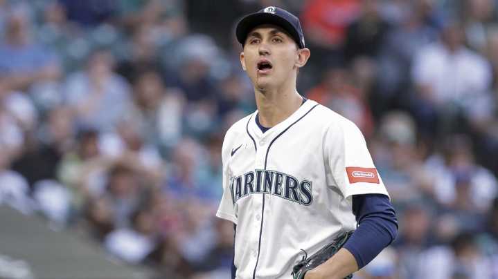 Orioles beat Mariners 5-1 after Kirby exits from line