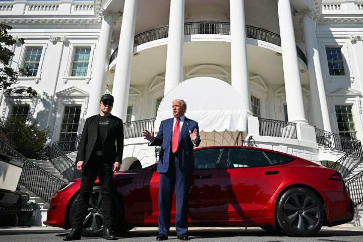 Tesla stock tanks amid Trump, Musk spat