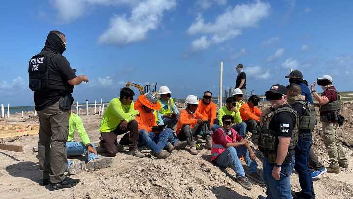 Texas ICE raids: 25 arrested at construction sites in Brownsville, South Padre Island