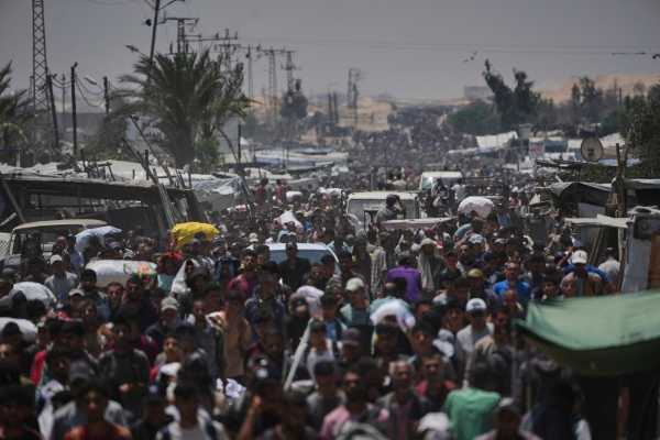 Palestinians say at least five people killed by Israeli gunfire near Gaza aid centers