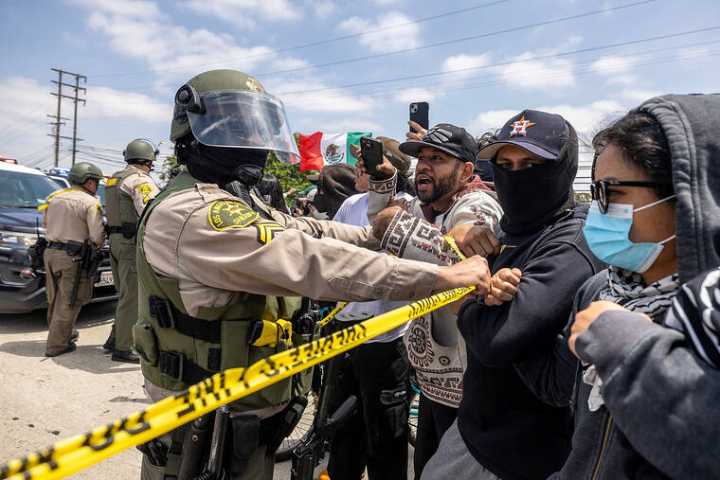 Trump deploys National Guard as Los Angeles protests against immigration agents continue