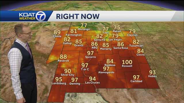 New Mexico forecast: Hot weekend, more storm chances Sunday
