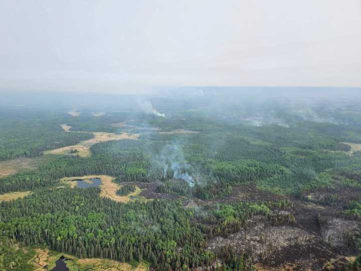 The province provides update on Manitoba wildfires
