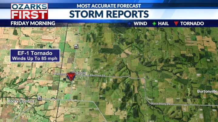 Tornado confirmed in Wheaton