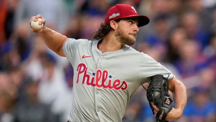 Phillies scrap Aaron Nola's live BP due to sore right side