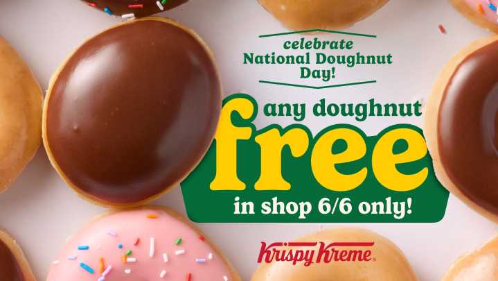 National Donut Day deals: Free doughnuts at Dunkin', Krispy Kreme