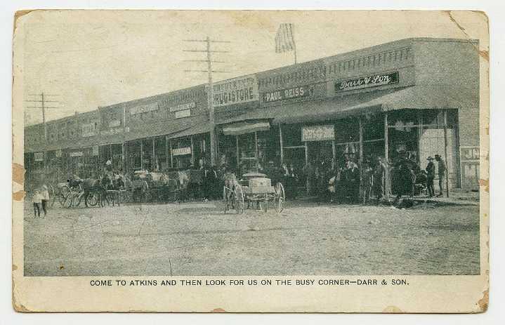 Arkansas Postcard Past: Atkins, circa 1907