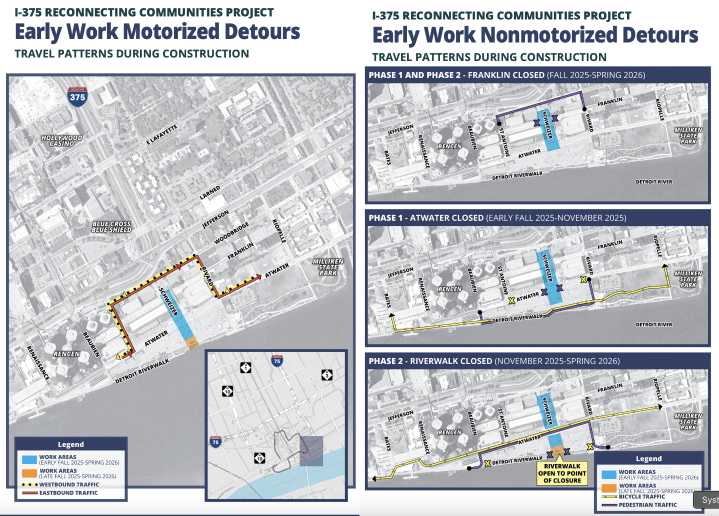 I-375 project to reconnect Detroit communities begins this fall, set to be finished in 2029