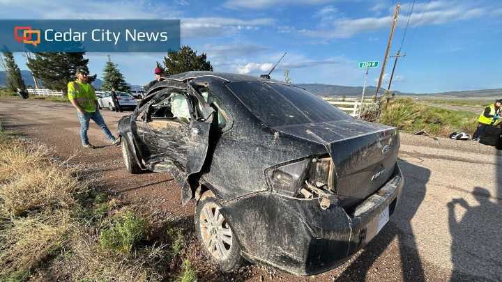 Teen driver airlifted following T