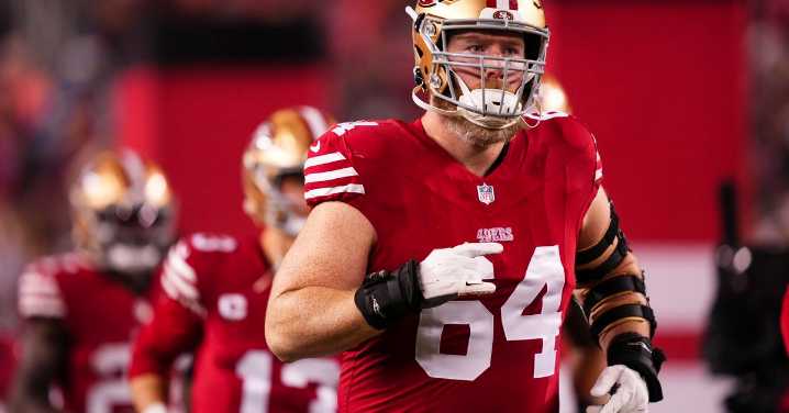 Where does Jake Brendel rank at center in the NFL?