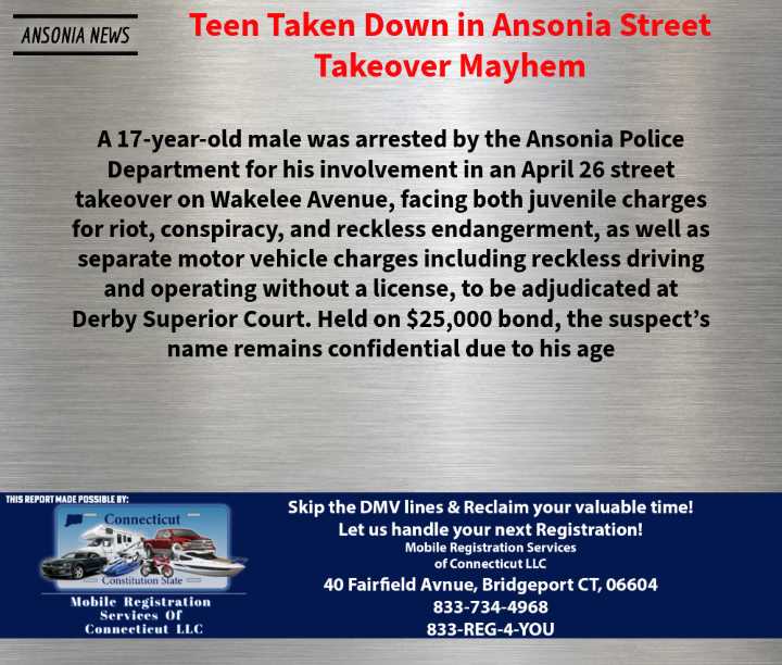Teen Taken Down in Ansonia Street Takeover Mayhem