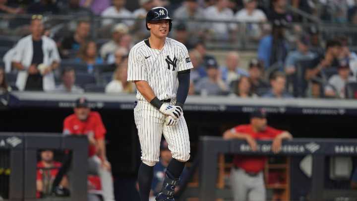 Yankees' Anthony Volpe stiff, sore after HBP but scans negative