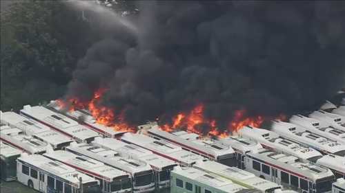 SEPTA reveals cause of fire that destroyed 40 decommissioned buses at Philadelphia storage yard