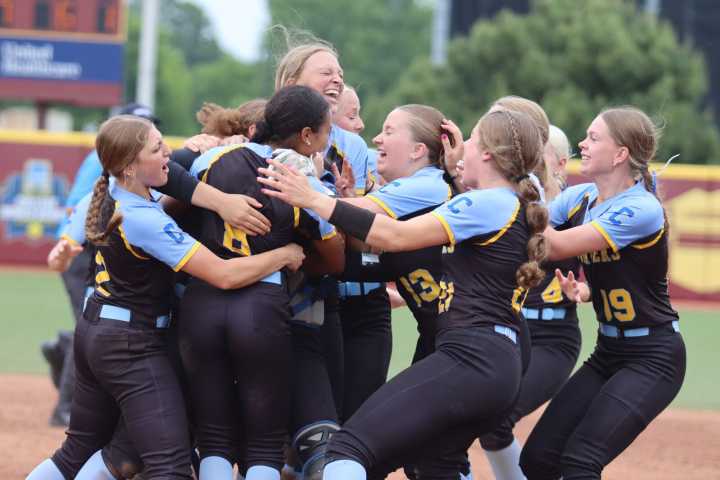 Cathedral rides Mankato momentum to Class 2A state softball championship