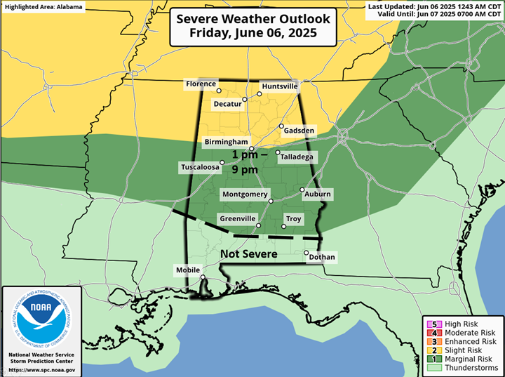 Severe weather possible through at least Monday