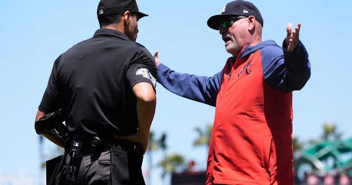 Braves’ losing streak reaches six, as Giants score two in 9th to pull out 3