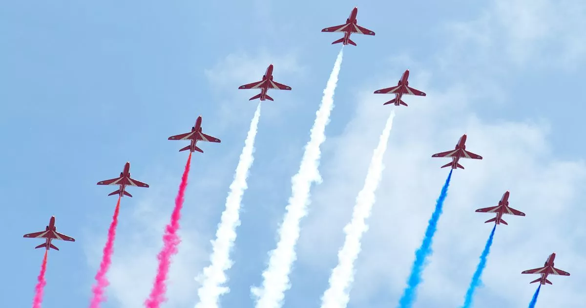 Red Arrows flypast this weekend - full list of areas in England you can see iconic planes