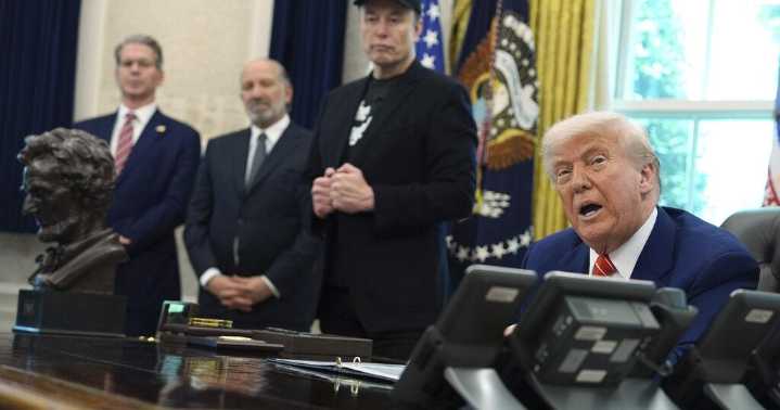 Musk calls Trump's big tax break bill a 'disgusting abomination,' testing his influence over the GOP (copy)