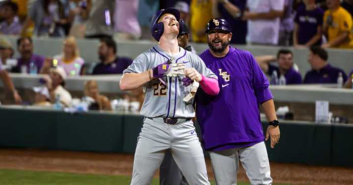 LSU baseball takes down West Virginia to claim CWS bid