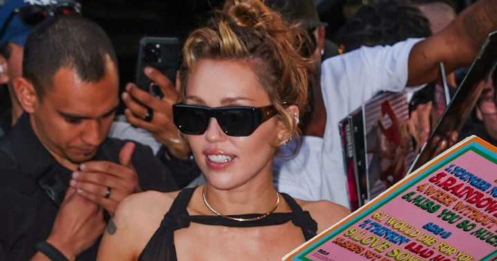 Miley Cyrus Frees the Nipple in a Thong