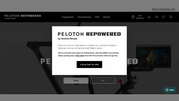 Peloton Is Launching Its Own Resale Platform, and It'll Be Much Better Than Facebook Marketplace
