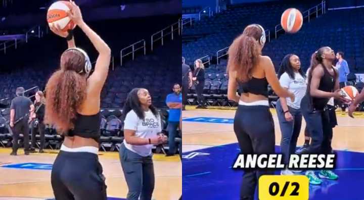 Angel Reese Is Getting Blasted After Video Shows Her Struggling To Shoot 50 Percent From 2 Feet Away During Warmups