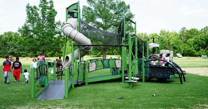 Newly-renovated Attucks Park reopens with inclusive playground for all kids