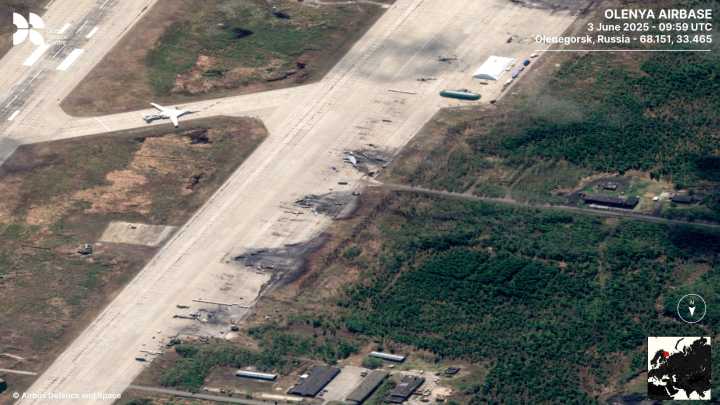 Full scale of Op Spiderweb devastation laid bare as satellite pix show prized Putin jets in RUINS after $7bn drone blitz