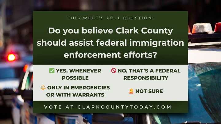 POLL: Should Clark County help enforce federal immigration laws?