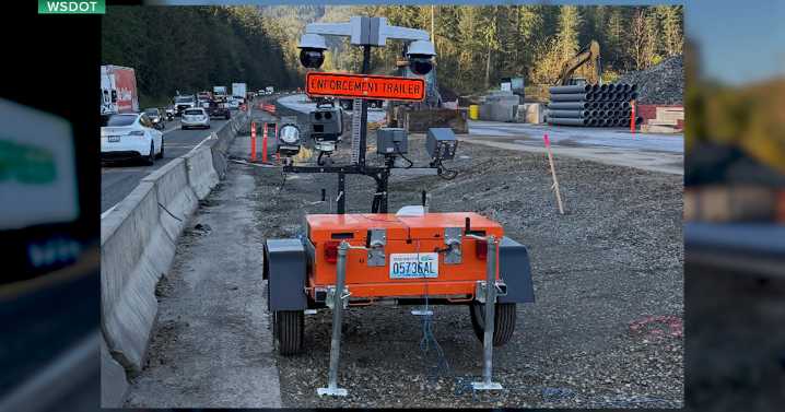 Washington’s work zone speed camera program continues rollout