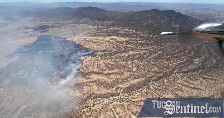 Wildfire near Patagonia tops 2,700 acres within hours Weds