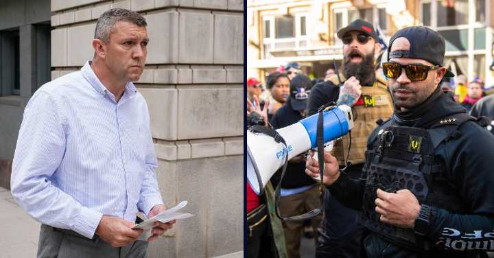 Judge skewers 'attitude' of cop who leaked info to Proud Boys leader at sentencing hearing