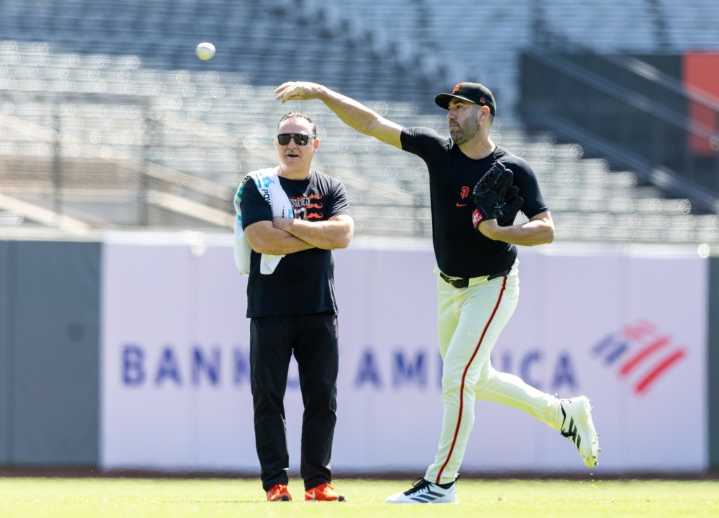 SF Giants' Justin Verlander faces hitters, Willy Adames set for day off
