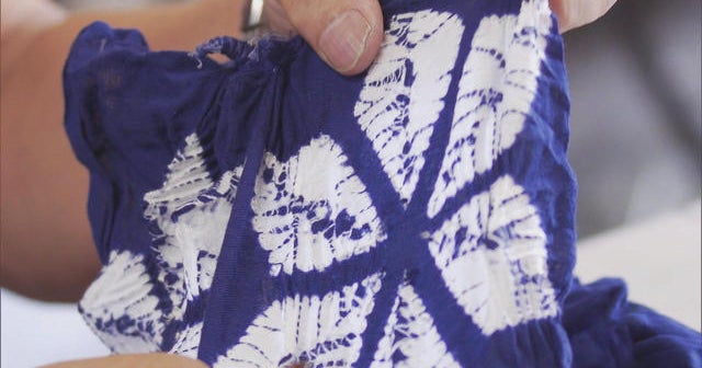 The art of Japanese tie dyeing
