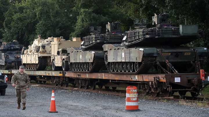 Heavy military hardware parade through D.C. to fulfill Trump’s dream