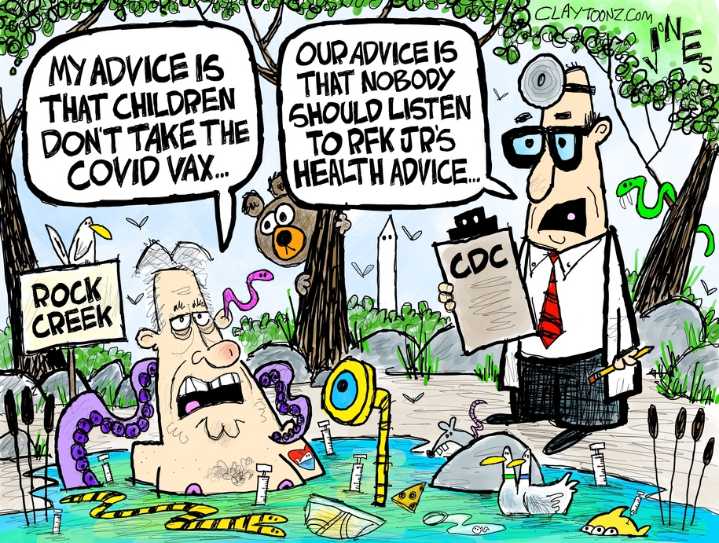 Cartoon: Toxic advice