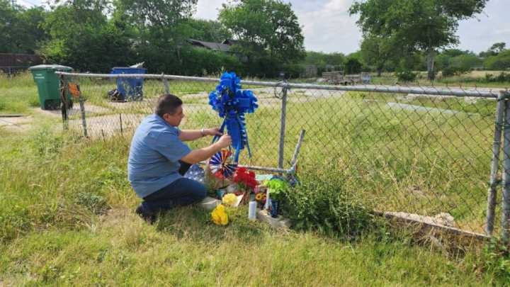 A memorial grows for Jonathon Joss, and quiet descends on a complicated street