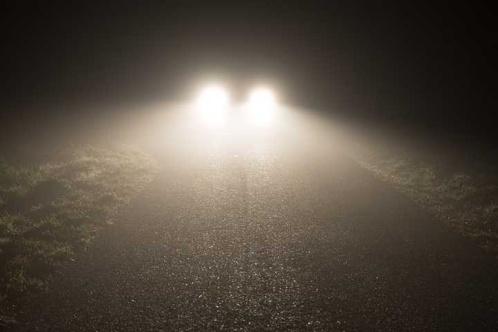 Unlicensed driver from Colombia arrested after driving with high beam headlights