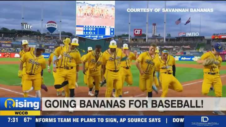 Going bananas for baseball: Savannah Bananas play in Charlotte this weekend