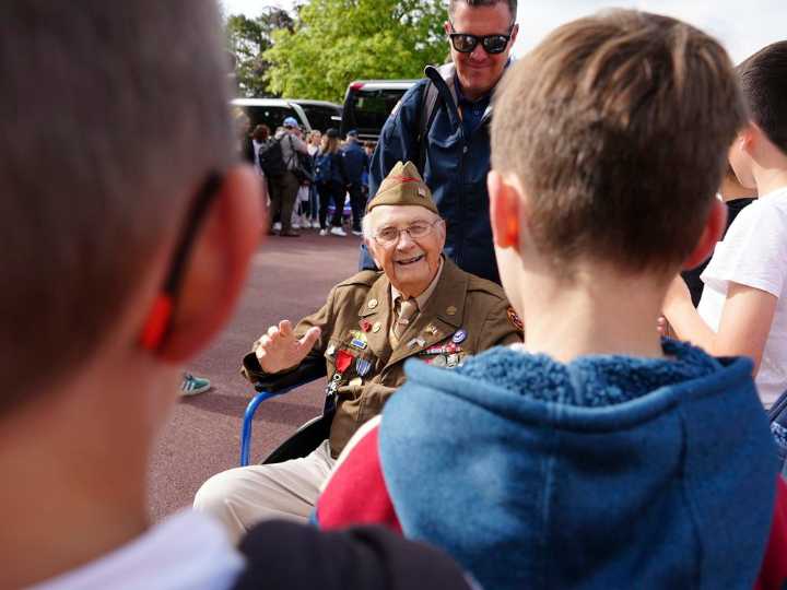 Vets rock stars in France as they hand over duty of remembering D