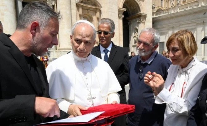 2 prisoners from Rebibbia prison at pope’s general audience: ‘It was a great gift’