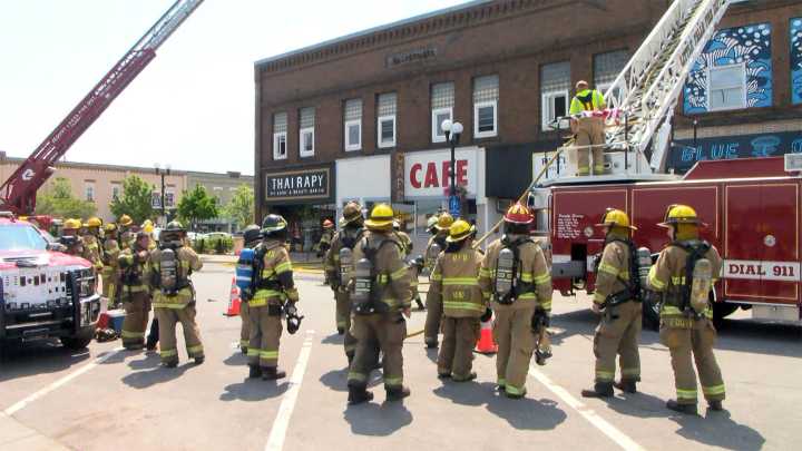 Fire Breaks Out in Downtown Brainerd on Front Street