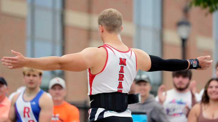 How this Marathon thrower made history once again at WIAA state meet