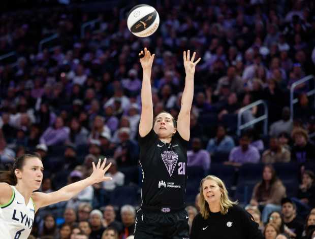 Valkyries’ Kate Martin takes step toward becoming rotation regular with career night against Lynx