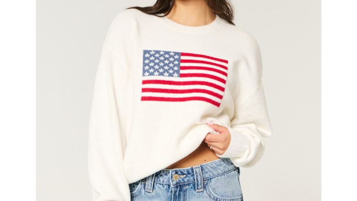 Hollister’s Dupe of Ralph Lauren’s Iconic $400 American Flag Sweater Is on Sale for Just $30 Today
