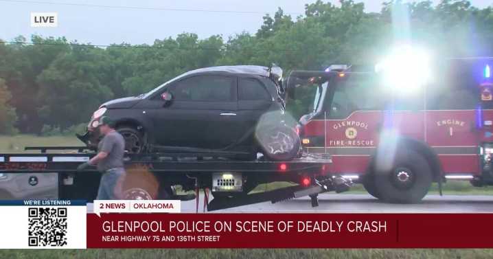 One killed in Glenpool accident on Highway 75