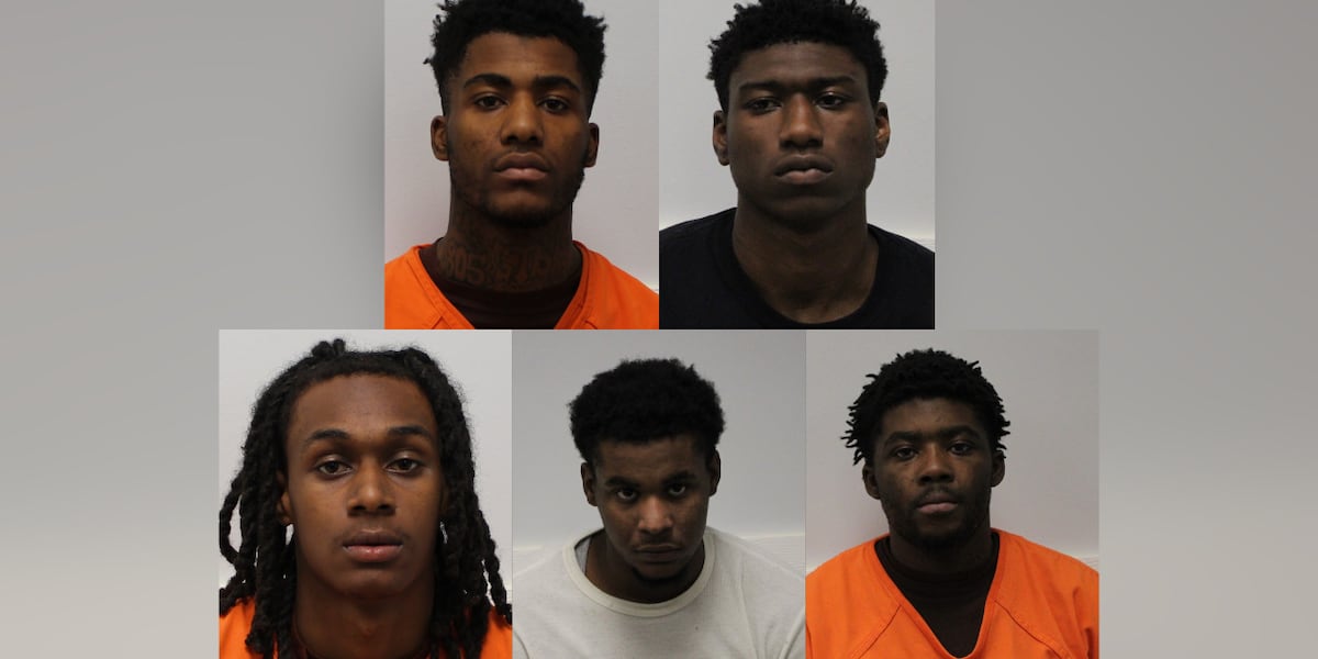 Five arrested in connection with April homicide, deputies say