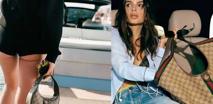 Emily Ratajkowski Is the Star of Gucci's New GG Monogram Campaign